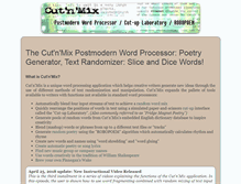 Tablet Screenshot of cutnmix.com